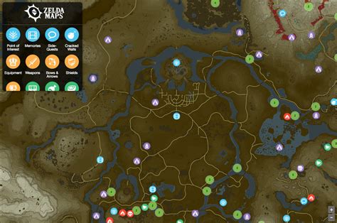 zelda interactive map botw|More.